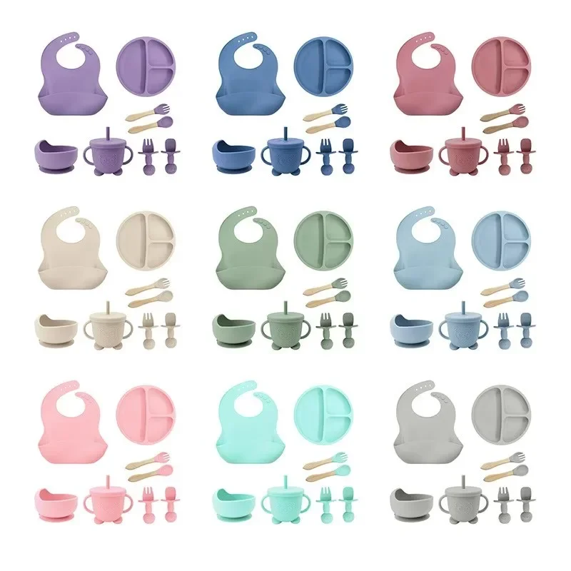 Plate Suction Toddler - Juego de Platos de Silicona de