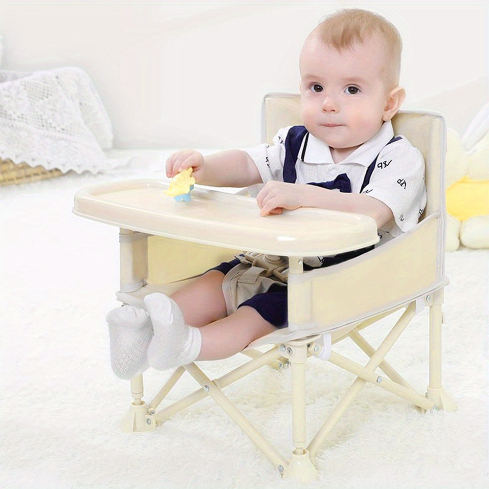 Baby Food Table - Trona elegante y duradera con reposapiés