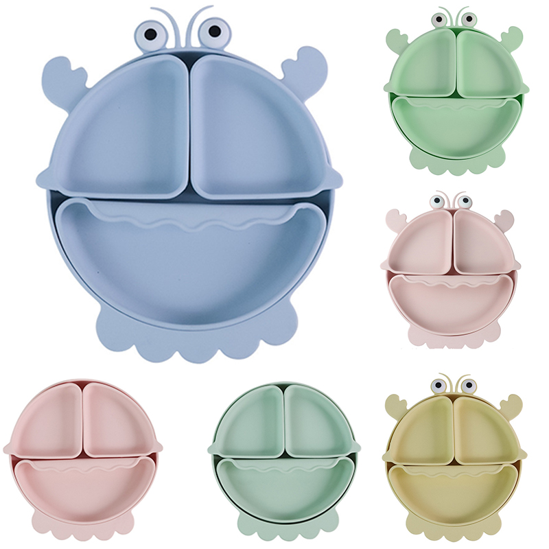Plate Suction Toddler - Plato de comedor de silicona seguro