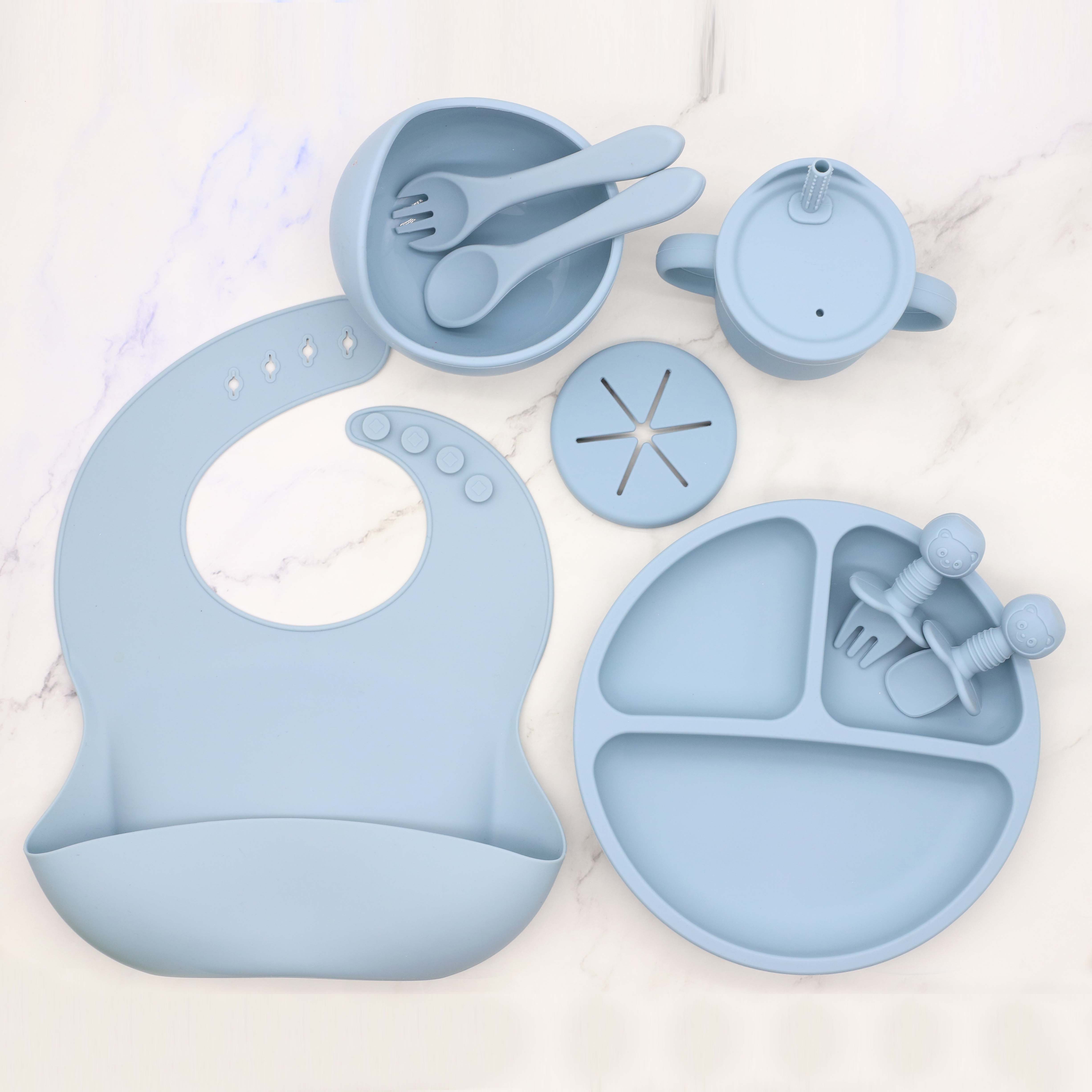 Baby Food Guide - Nuevo vajilla de silicona de calidad