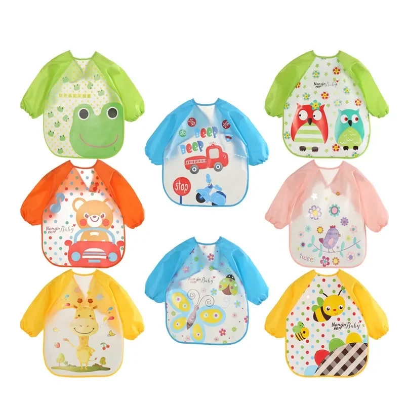Baby Food Product - Baberos impermeables de EVA de manga