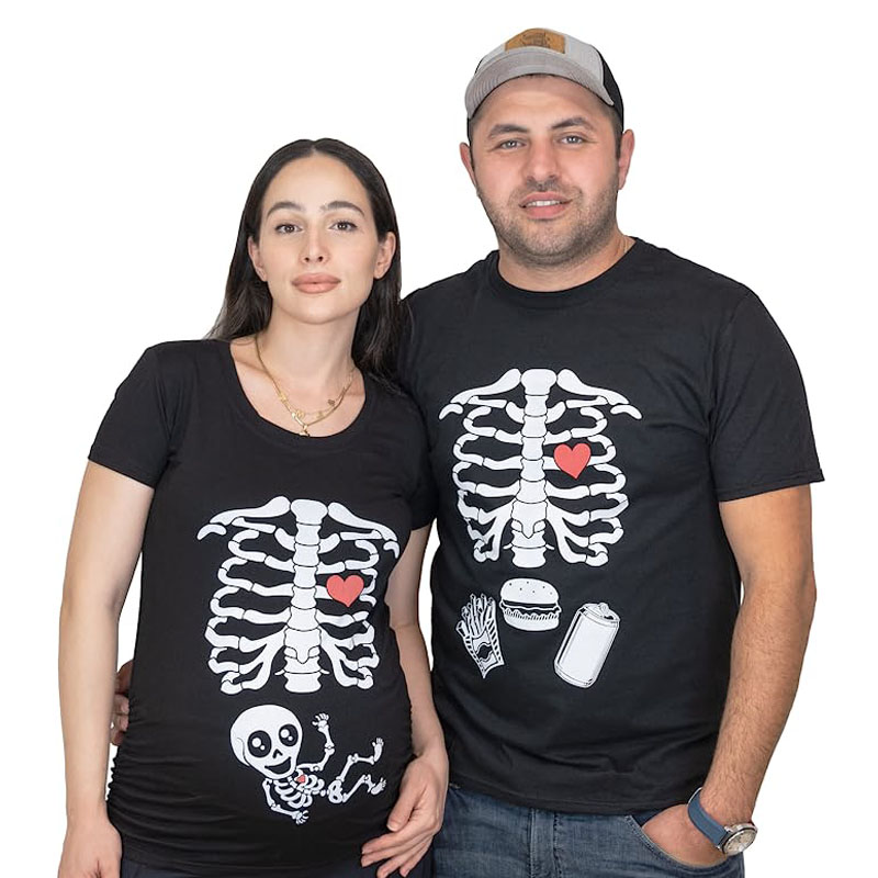 Baby Food Age - Camisetas de esqueleto de Halloween de
