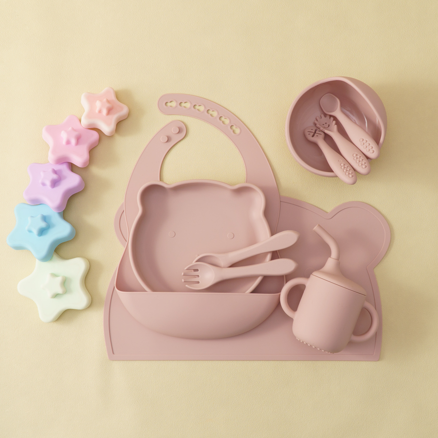 Juego de alimentación de silic - Baby Food Table reseña y precio