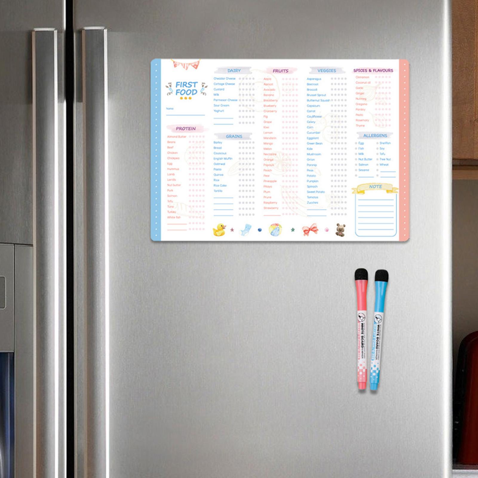 Lista de Comprobación Magnétic - Baby Food Checklist reseña y precio
