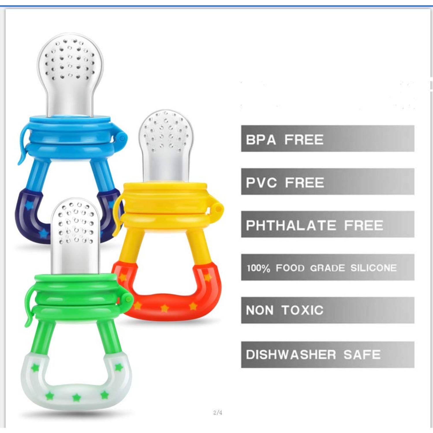 Alimentador/sucette de comida  - Baby Food Guide reseña y precio