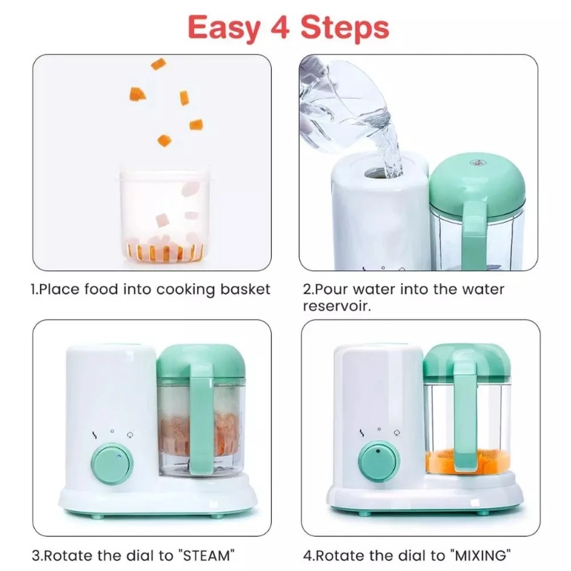 Preparador de Alimentos para B - Baby Food Maker And Steamer reseña y precio