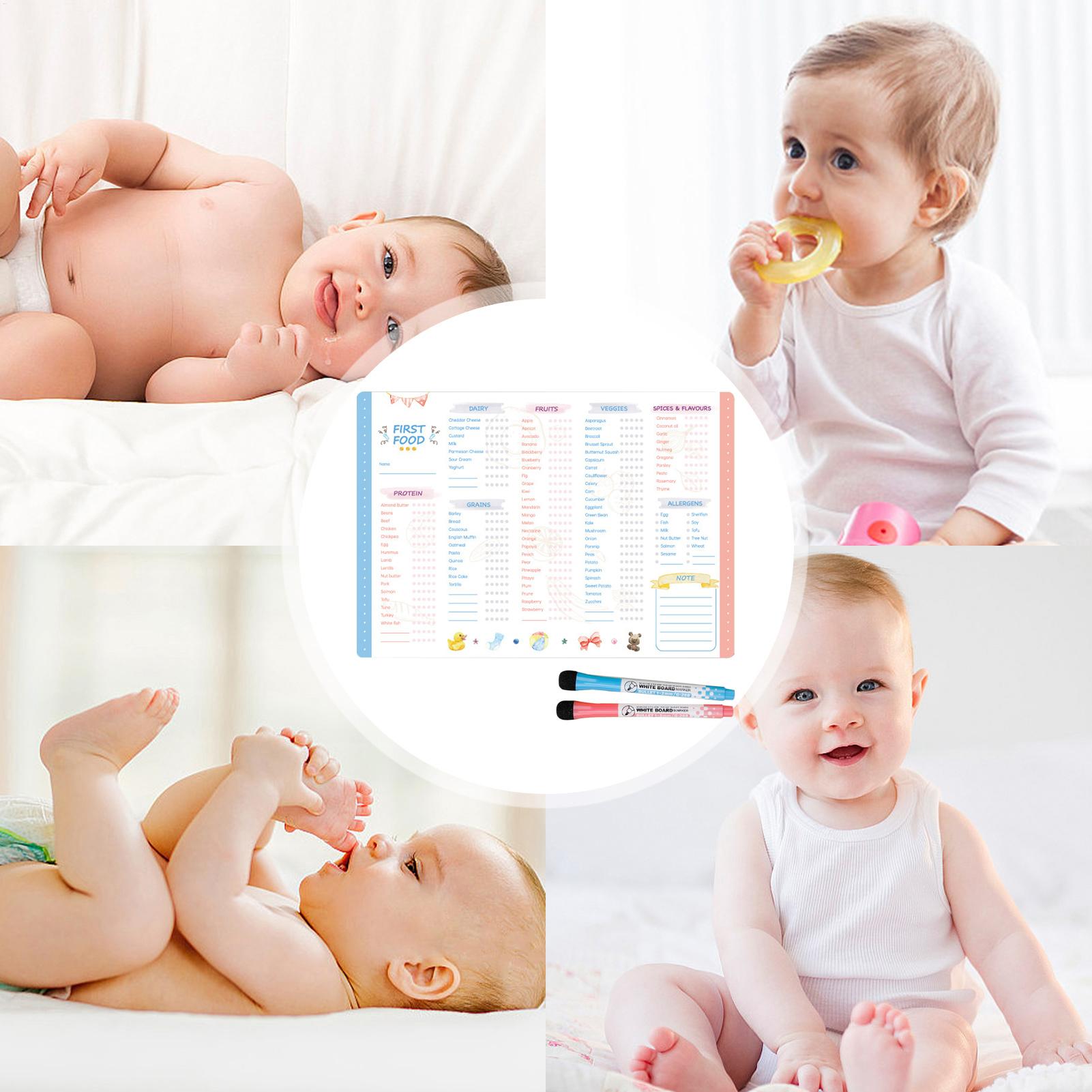 Tabla de Alimentos para Bebés  - Baby Food Checklist reseña y precio