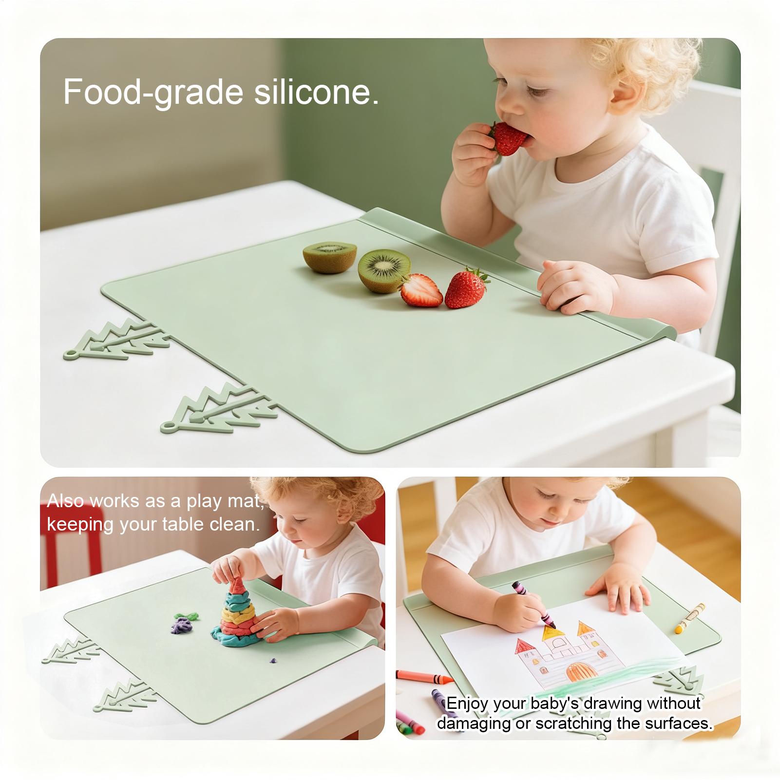 Mantel Individual de silicona, - Baby Food Table reseña y precio