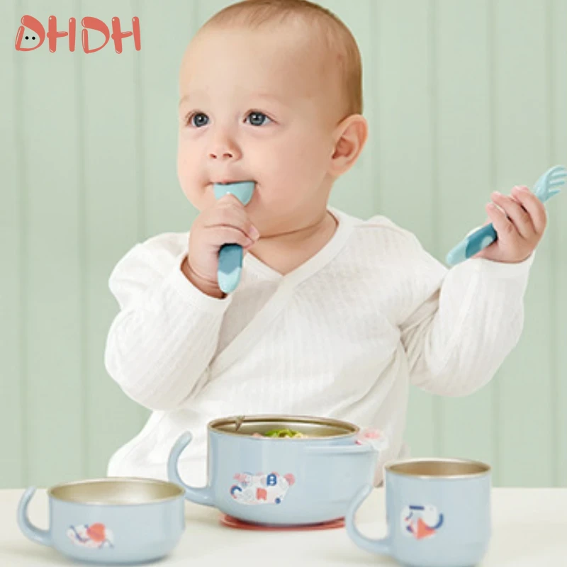 Juego de cuchara y tenedor par - Baby Food Product reseña y precio