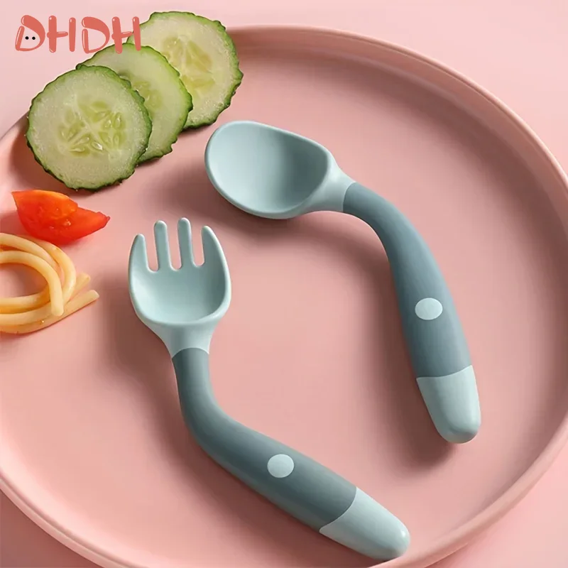 Juego de cuchara y tenedor par - Baby Food Product reseña y precio