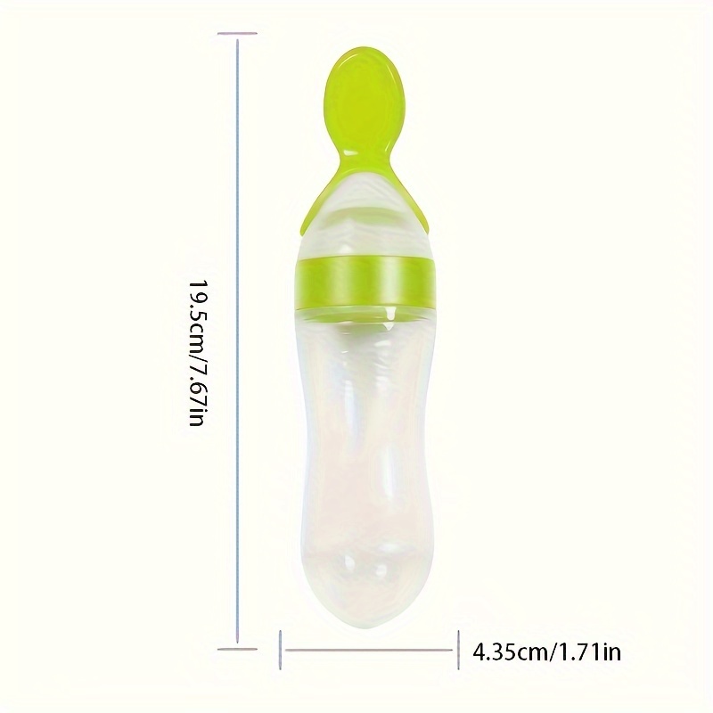 Biberón de silicona para alime - Baby Food Guide reseña y precio