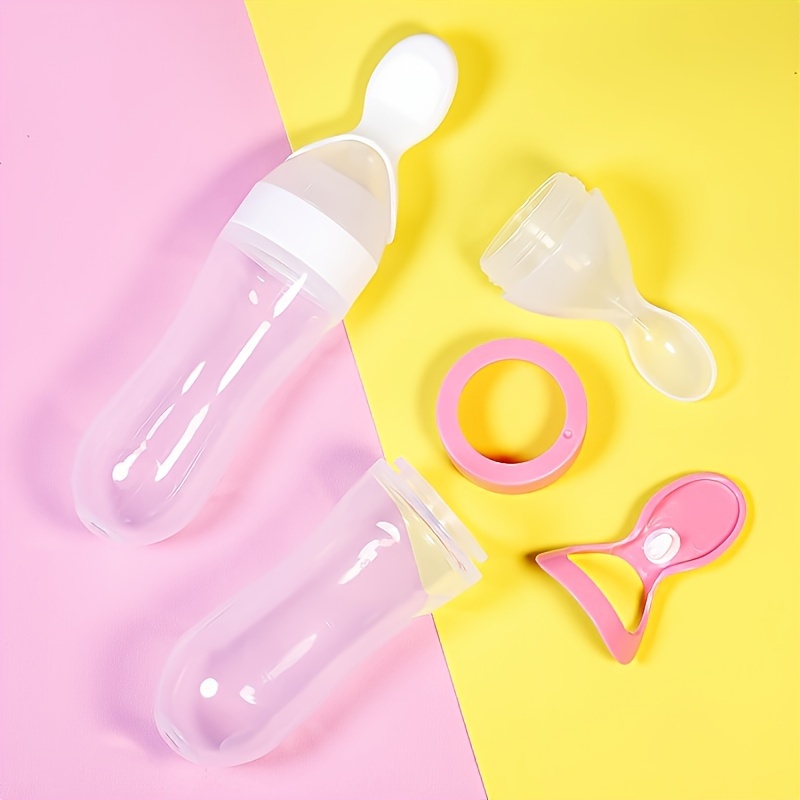 Biberón de silicona para alime - Baby Food Guide reseña y precio