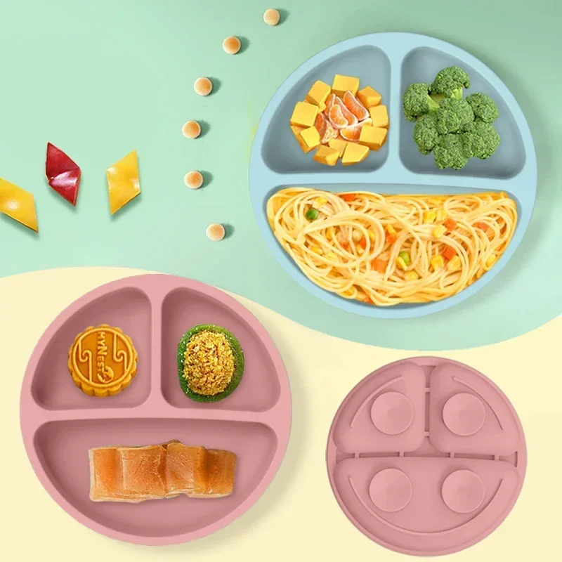 Juego de platos de silicona de - Plate Suction Toddler reseña y precio