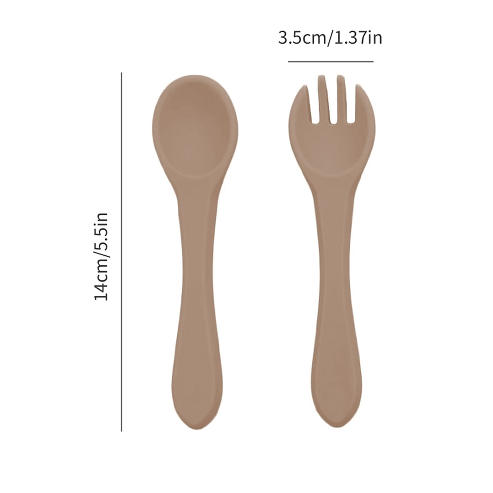 Cuchara y Tenedor de Silicona  - Baby Food Guide reseña y precio
