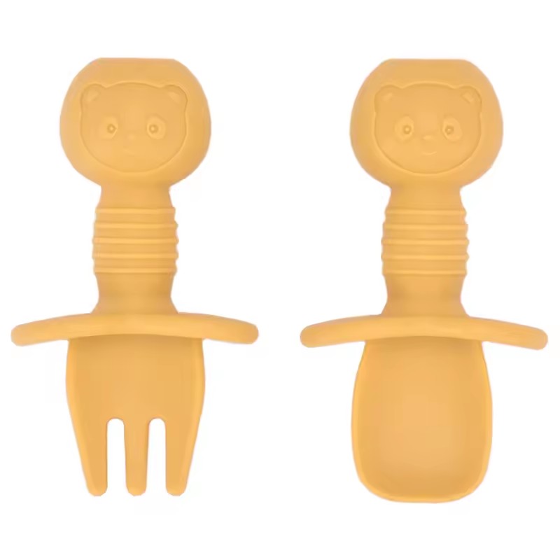 Cuchara de silicona con mango  - Baby Food Guide reseña y precio