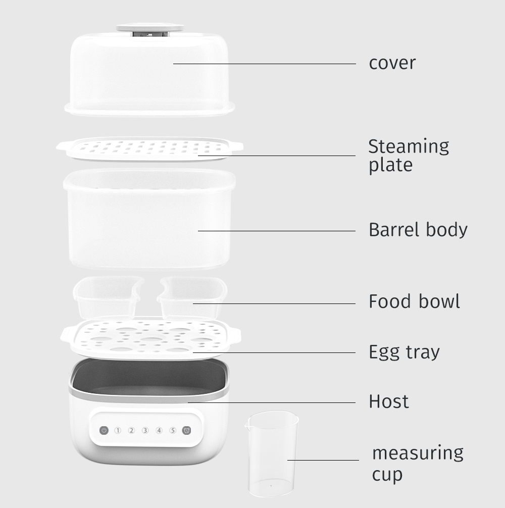 Vaporera Eléctrica de 2 Nivele - Baby Food Maker And Steamer reseña y precio