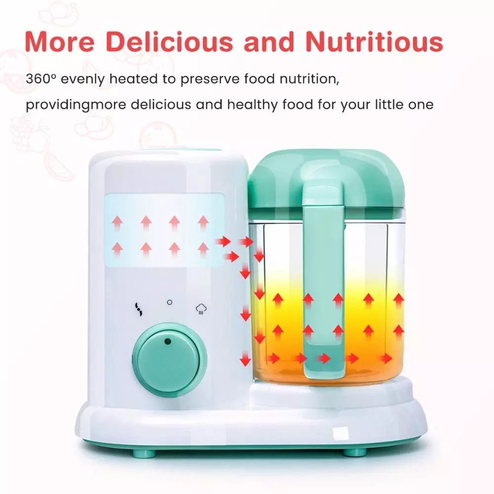 Batidora de cocina para bebés, - Baby Food Maker And Steamer reseña y precio
