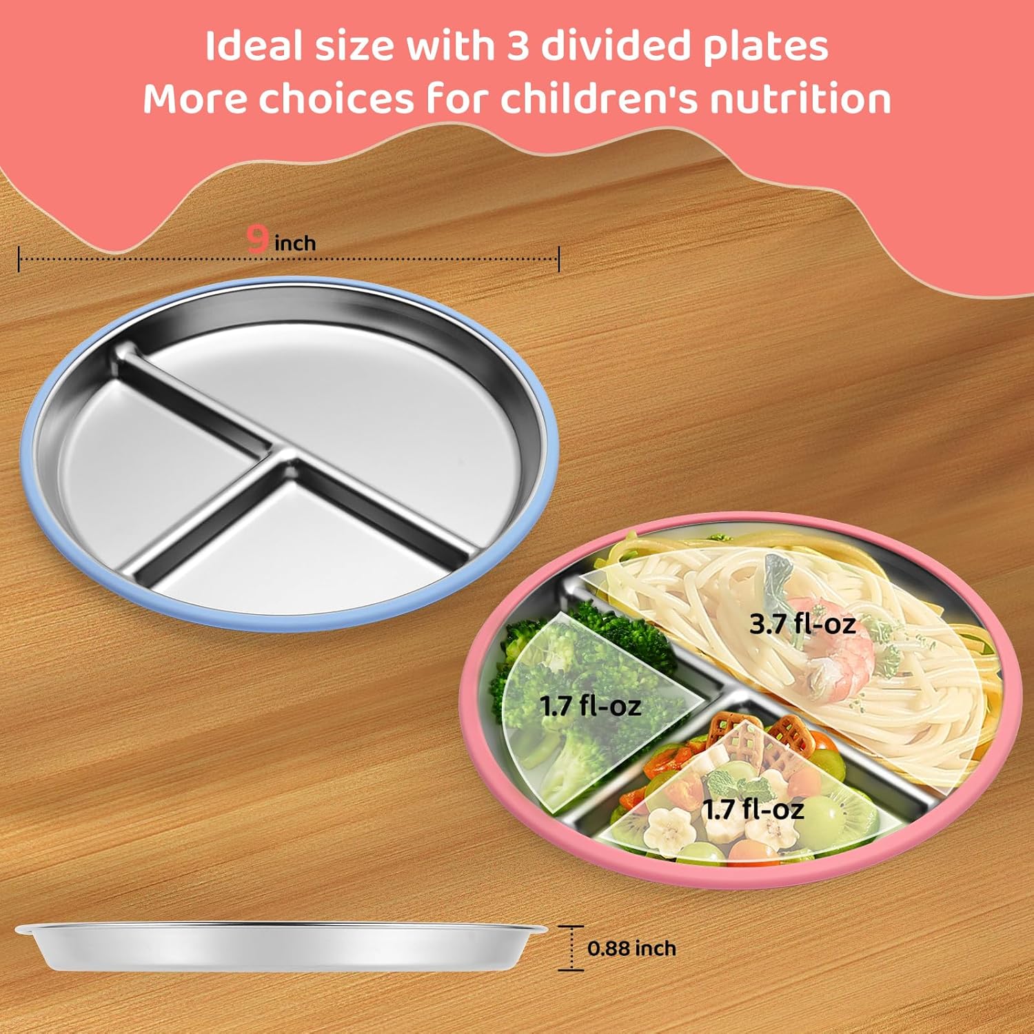 Plato para niños pequeños de a - Plate Suction Toddler reseña y precio